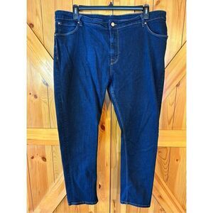 ASOS DESIGN MENS JEANS Blue Denim Slim Fit 44" Waist (0528) Read